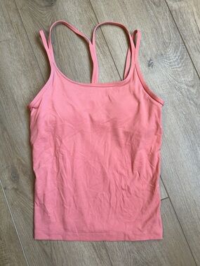 PINK Victoria's Secret Coral Tank with Double Straps S